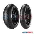 Combo de pneus Pirelli Diablo Rosso II 100/80-17 + 130/70-17 Radial
